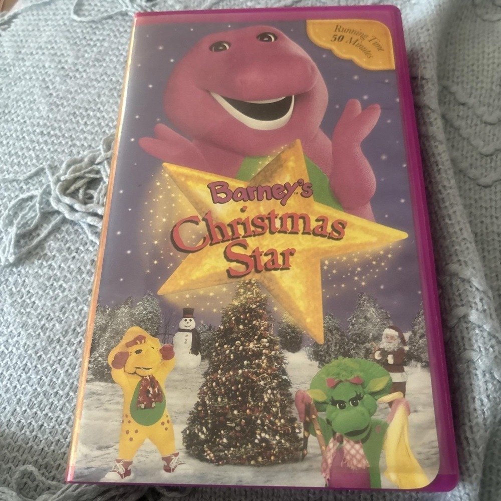 Barneys Christmas Star (VHS, 2002) Very Good Collectible Clamshell Case